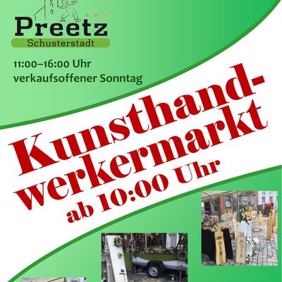Plakat Kunsthandwerkermarkt